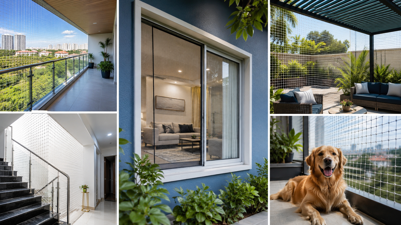 Mallas de seguridad para ventanas